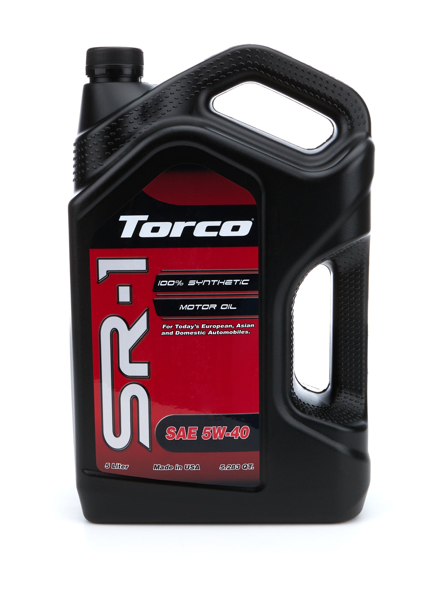 Torco Racing Oils SR-1 Synthetic Oil 5w40 5 Liter Bottle