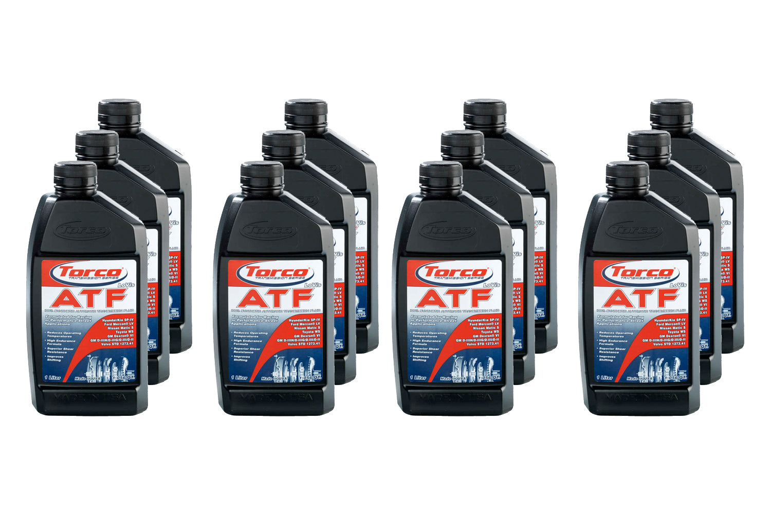 Torco Racing Oils LoVis ATF Transmission Fluid Case 12x1-Liter