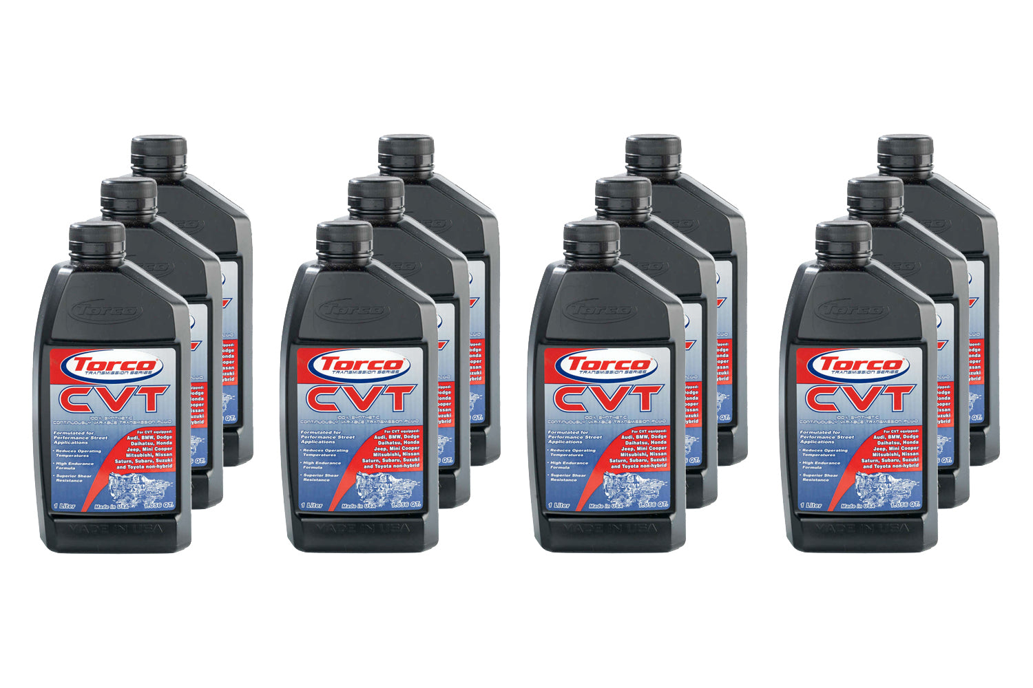Torco Racing Oils CVT Transmission Fluid Case 12x1-Liter