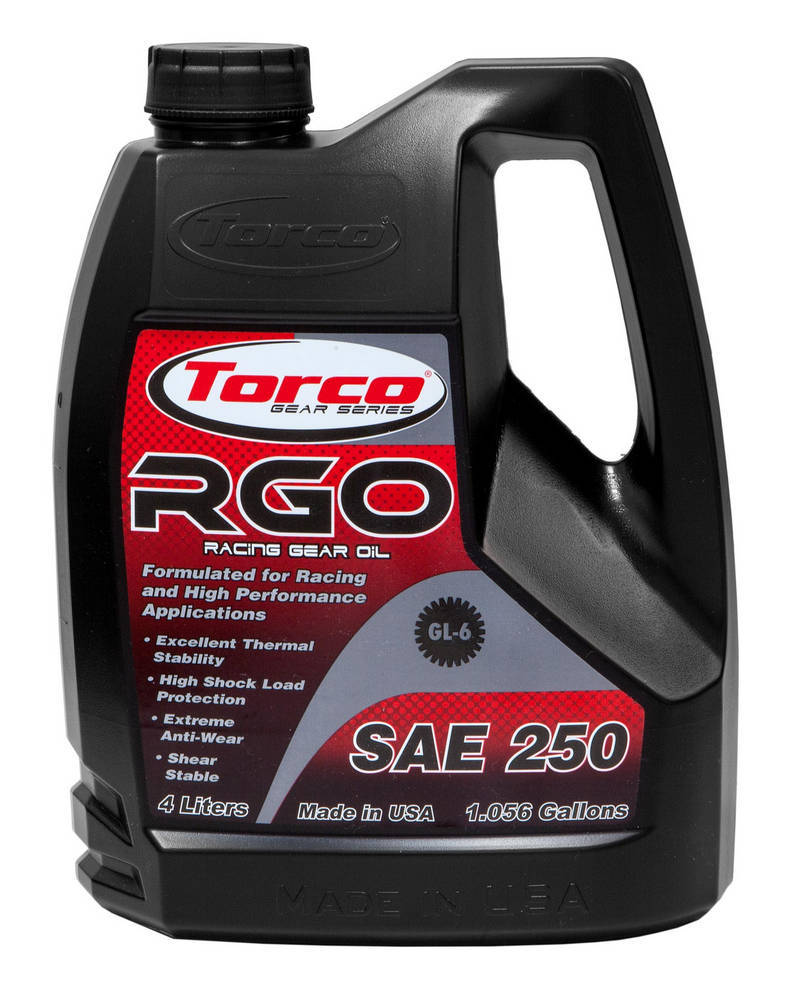 Torco Racing Oils RGO Racing Gear Oil 250- 4x4-Liter