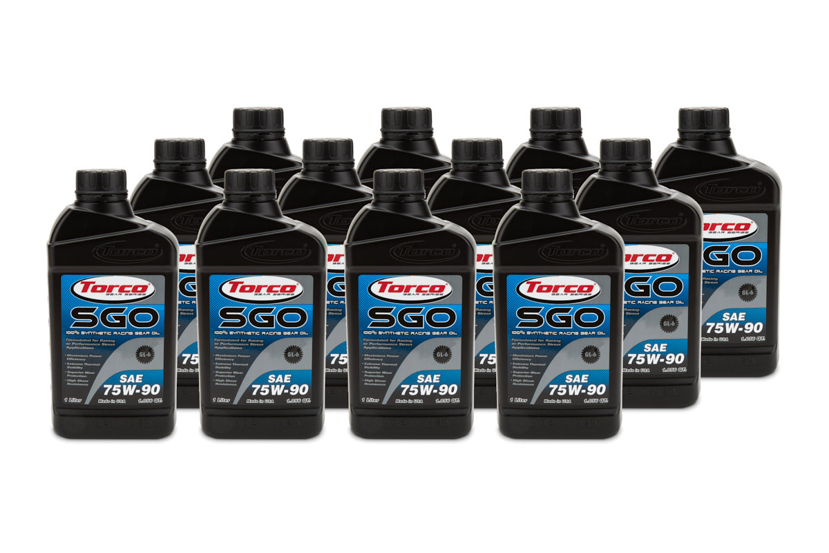 Torco Racing Oils SGO 75w90 Synthetic Racing Gear Oil Case/12