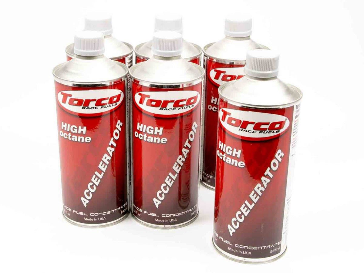 Torco Racing Oils Unleaded Fuel Acceleratr Case/6-32oz Bottle