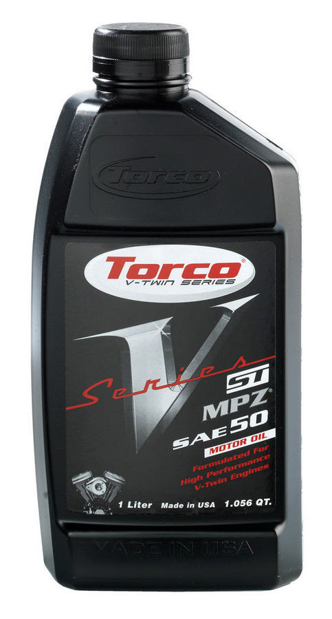 Torco Racing Oils V-Series ST Motor Oil SA E 50-1-Liter Bottle