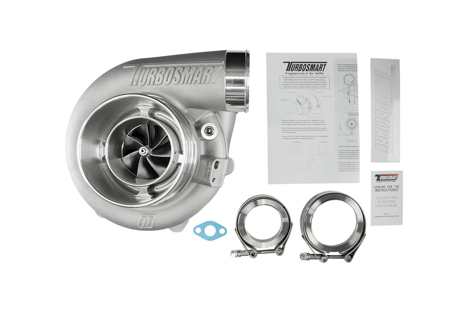 Turbosmart TS-2 5862 V-Band 0.82AR Water Cooled Externally Wastegated Turbocharger