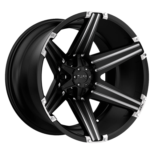 TUT12 20X10 5X150 S-BLK MILLED -19MM