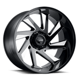 TUT1B 26X14 8X170 G-BLK MILL -72MM