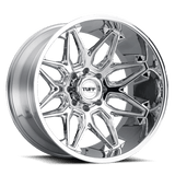 Ruedas Tuff Wheels TUT3B 26X14 8X6.5 CROMADAS - 72MM