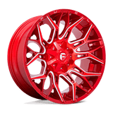 Fuel Off-RoadD771 22X10 8X6.5 GL-RED-MILL -18MM