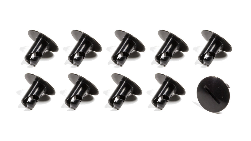 Triple X Race Components Large Head Button .500 Long Black Alum 10 Pack