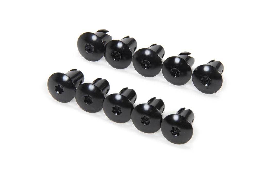 Triple X Race Components Torx Head Button Alum .500 Long Black 10pk