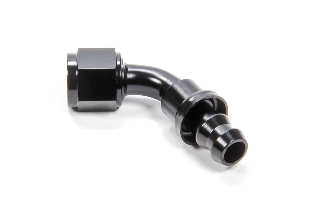 Barb to Female Adapter, Aluminum - Black Anodized