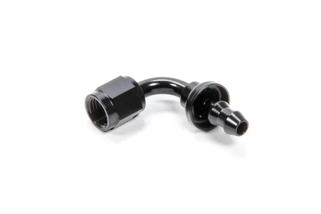 Black Anodized Aluminum Hose End Fitting – 4AN Barb to 4AN Female