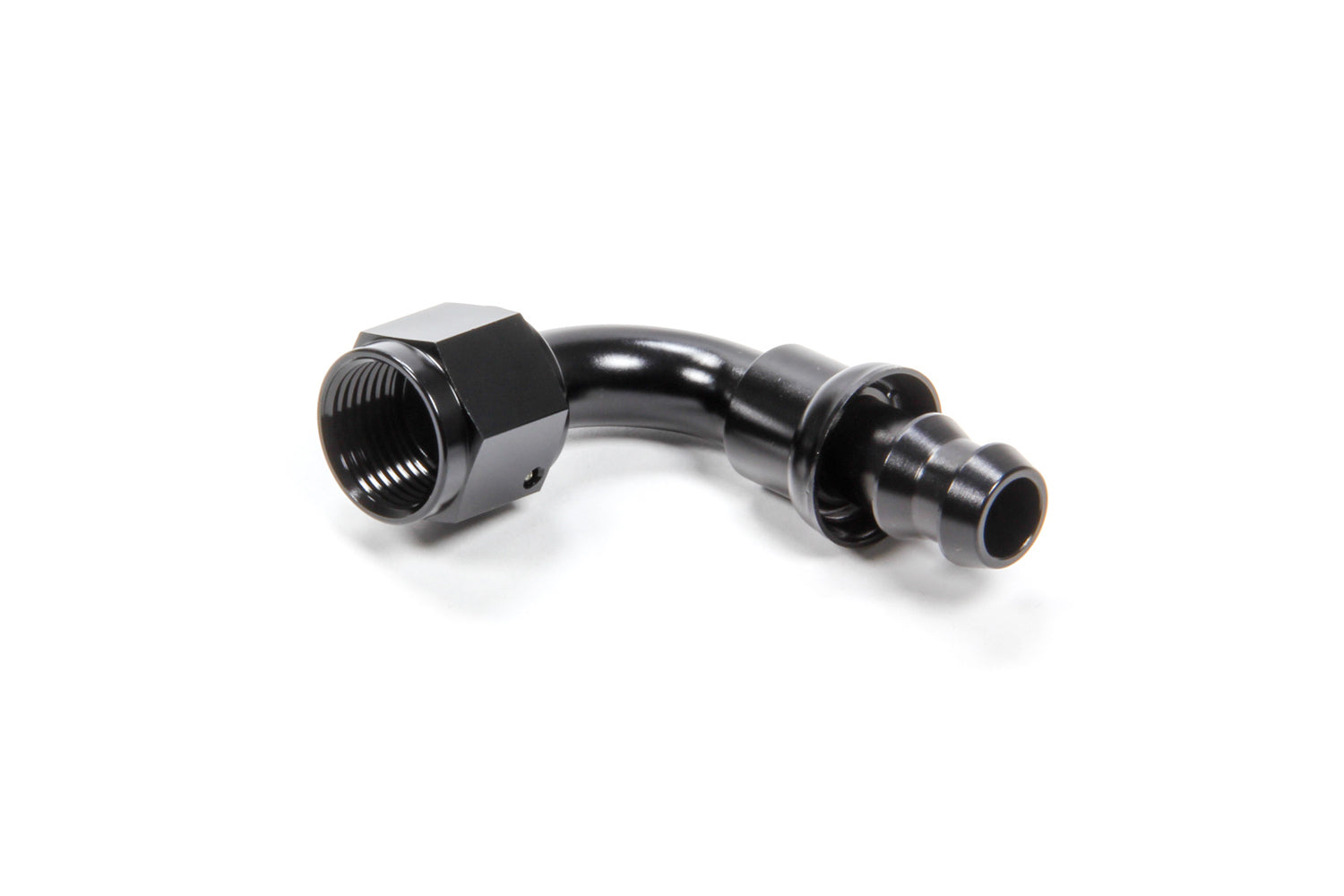 Triple X Race Components #6 90 Degree Hose End Push Lock