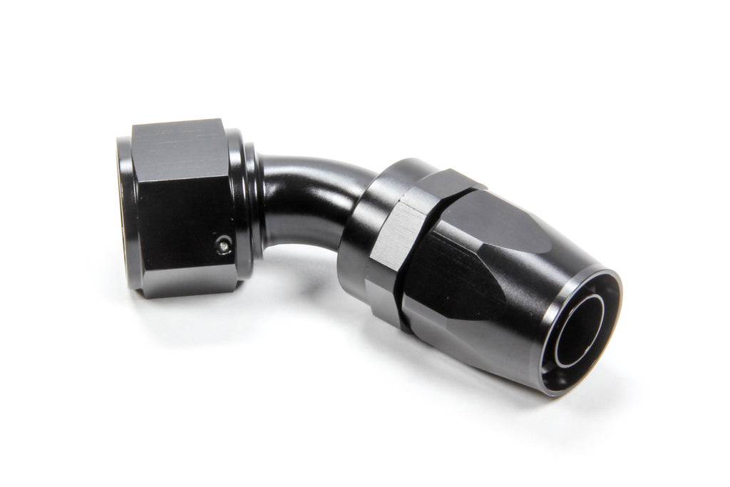 Degree Swivel Hose End Fitting - 12 AN Female - Black Anodized Aluminum