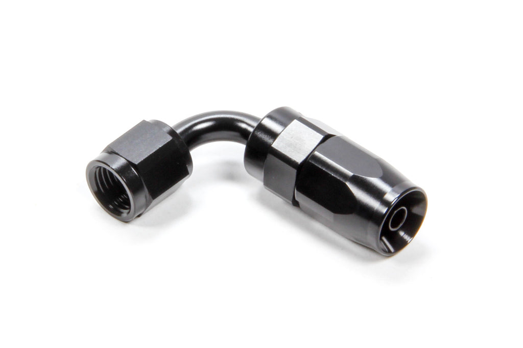 Degree Swivel Hose End Fitting, Aluminum Black Anodized