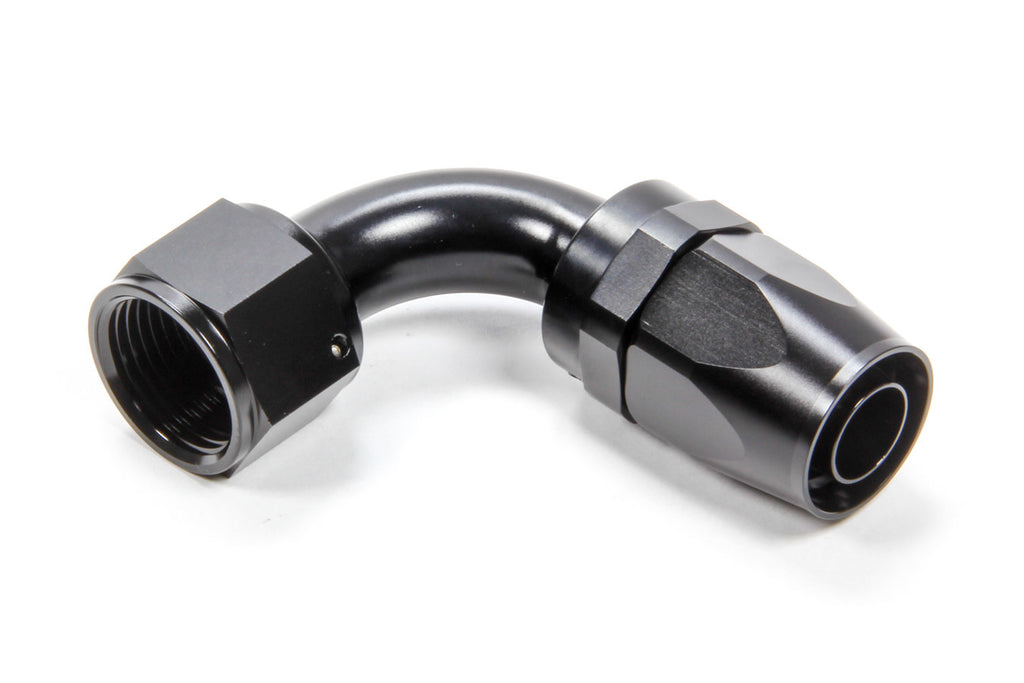 Female Black Anodized Aluminum 90-Degree Swivel Hose End