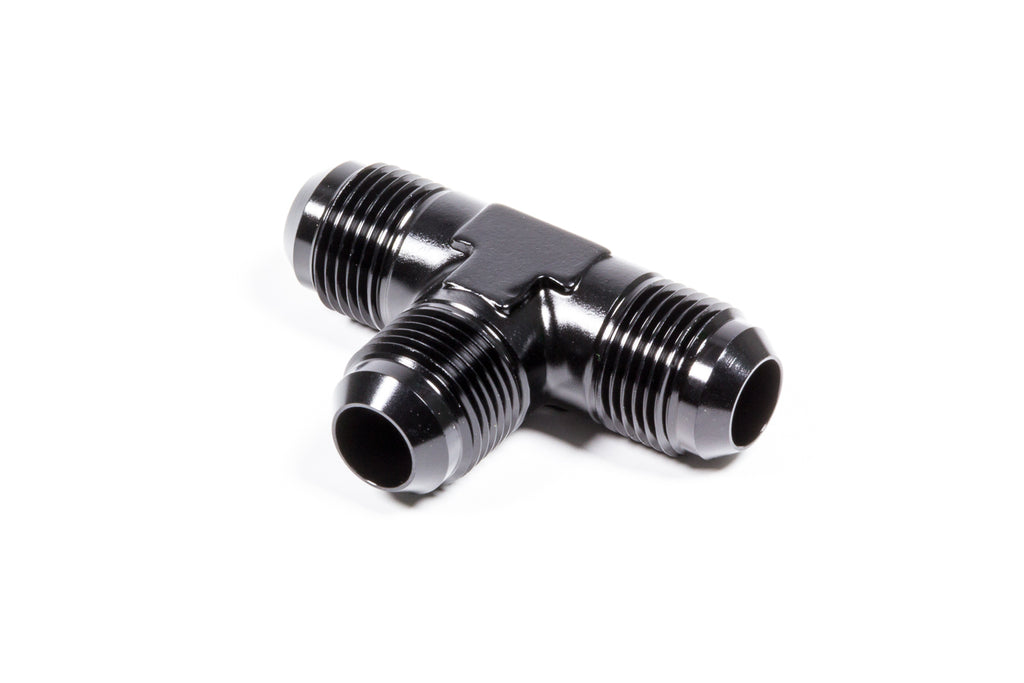 Male Adapter Tee - Triple Male Fitting - Black Anodized Aluminum