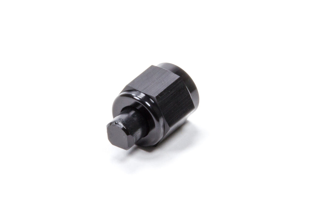 Black Anodized Aluminum Cap - High-Quality Fitting