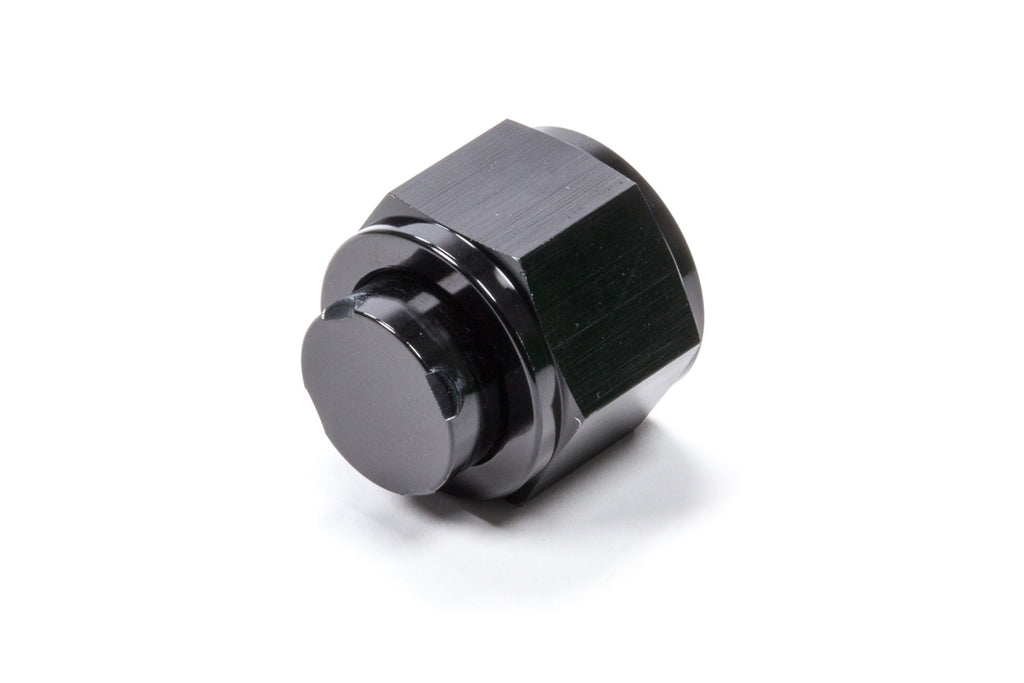 Black Anodized Aluminum Cap - High Quality Screw-On Cap