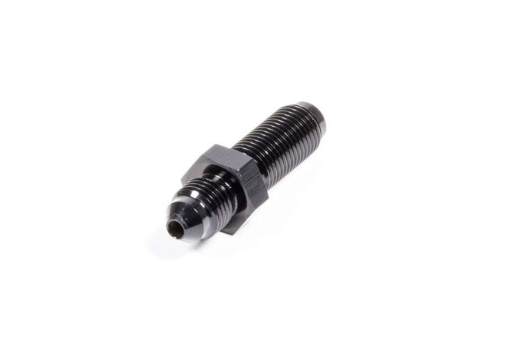 Straight Bulkhead Fitting - Aluminum - Black Anodized