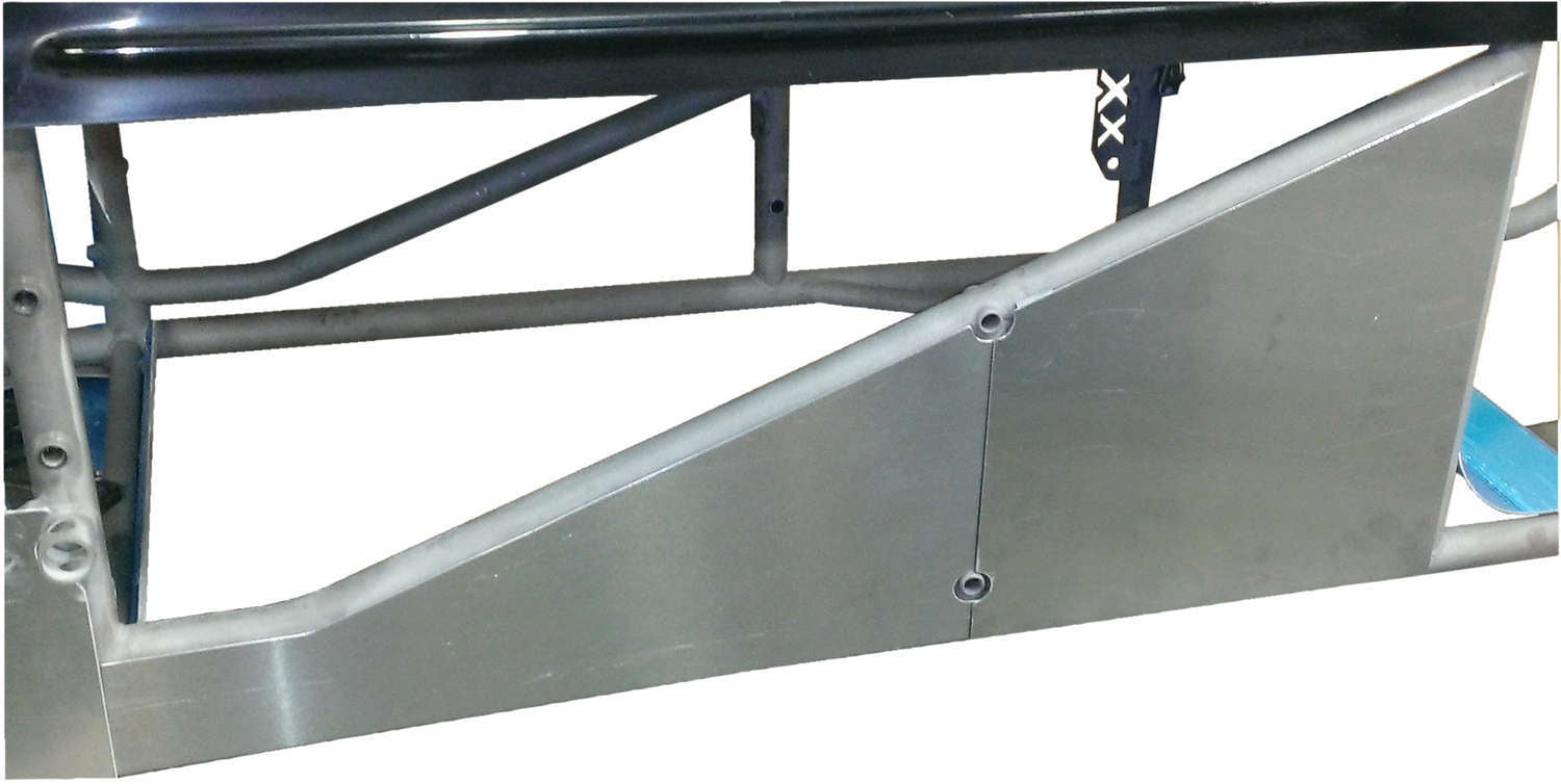 Triple X Race Components RH Engine Enclosure Sprint Car 2pc Aluminum