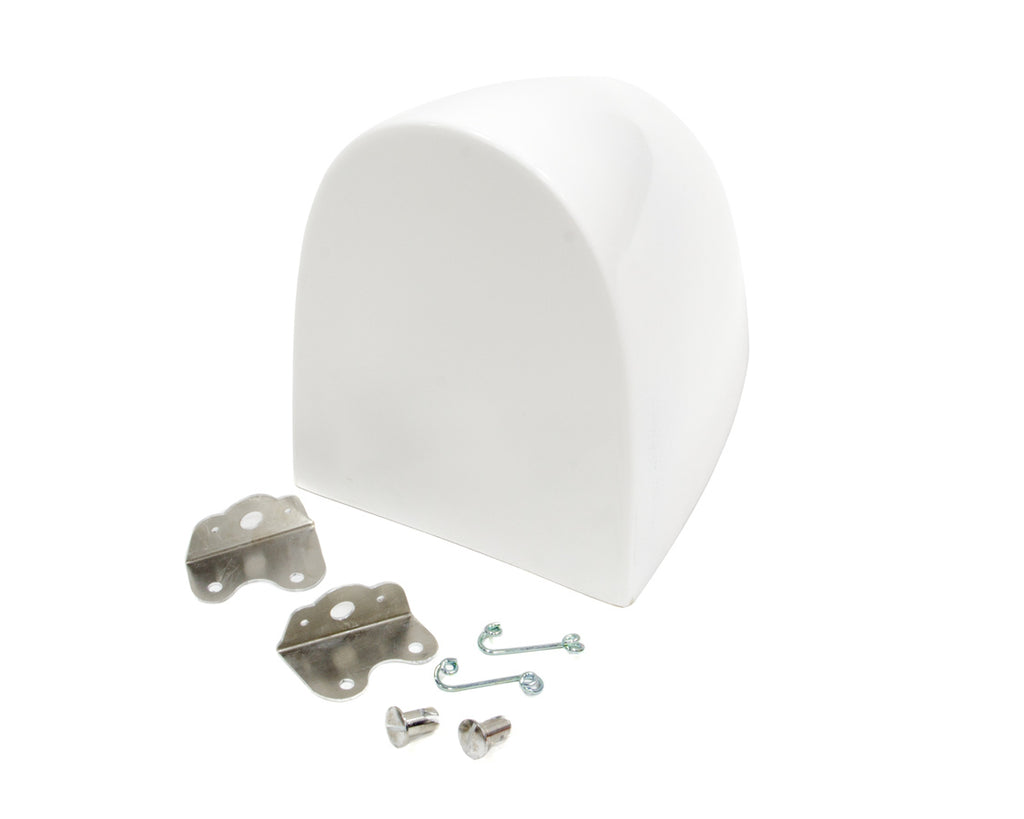 Aero Fuel Tank Cover White With Brackets