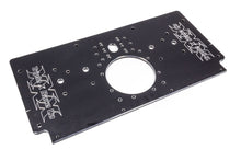 Cargar imagen en el visor de la galería, Triple X Race Components Alum Rear Motor Plate Raised Rail Black Sprint