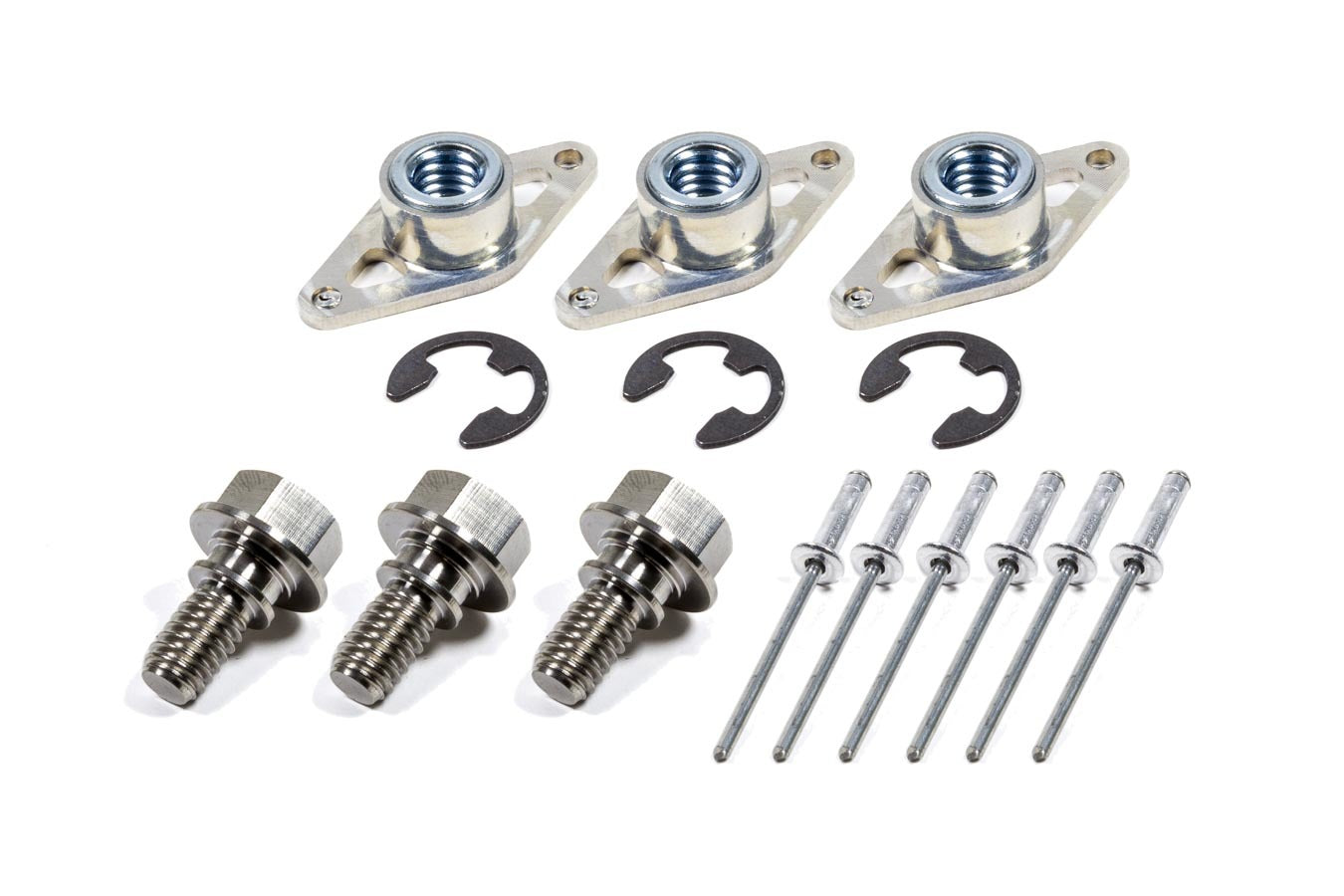 Triple X Race Components Wheel Cover Retainer Kit 1-3/8 TI Bolt 3-Pack