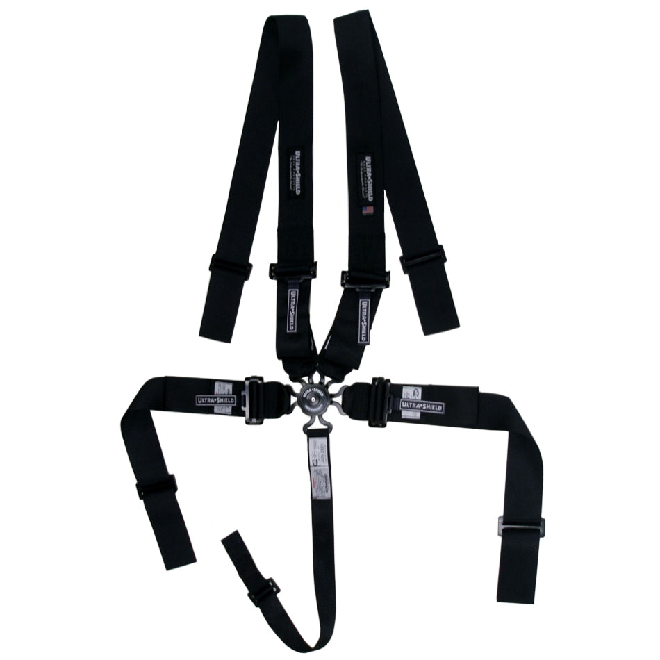 Ultrashield 5-Point Camlock Harness 3in Pull Down — Fits Universal Racing Applications