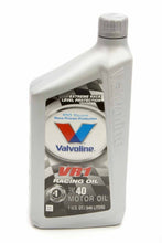 Load image into Gallery viewer, Valvoline HP 40W Racing Oil VR1 1 QT