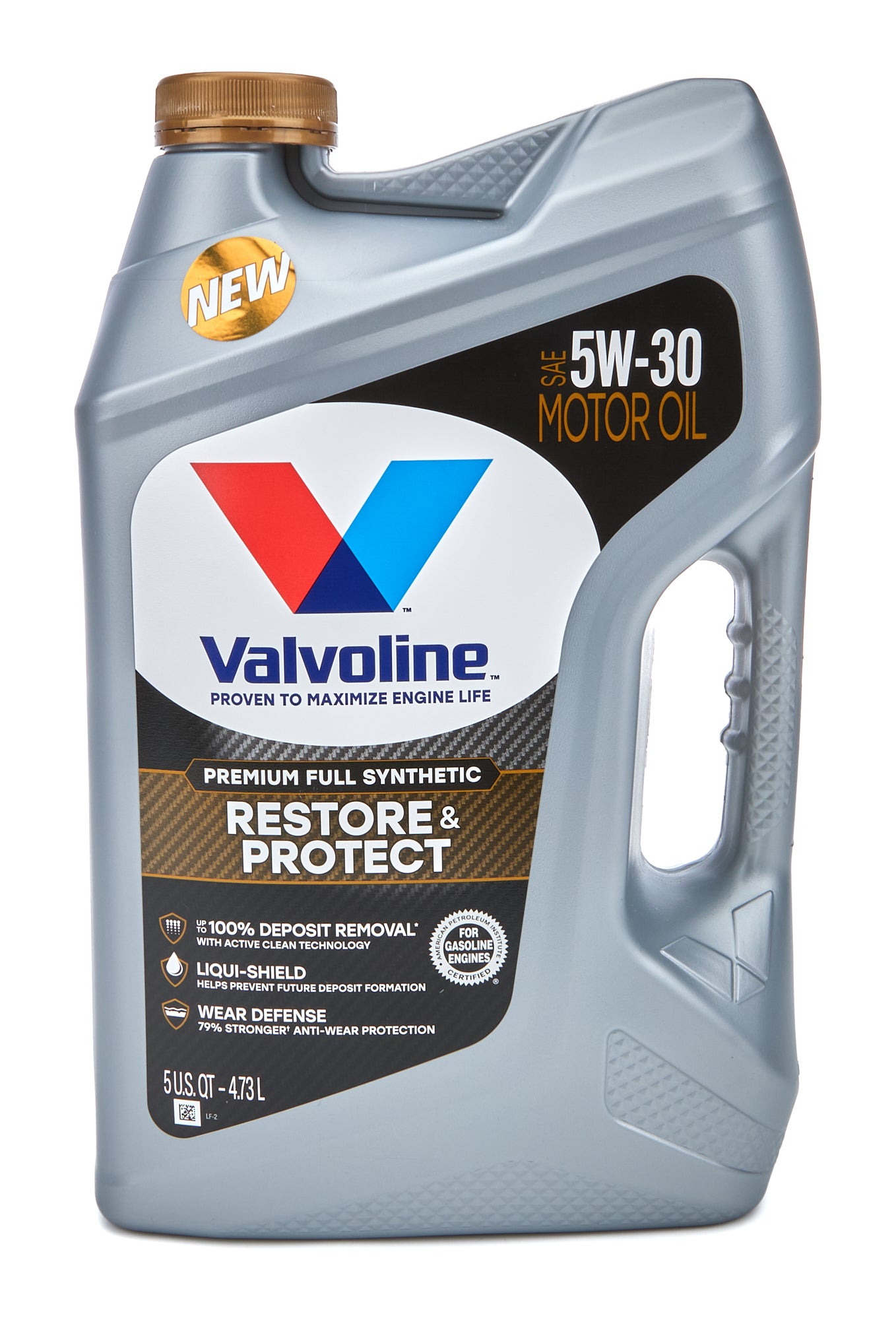 Valvoline 5w30 Motor Oil Restore & Protect 5 Quart Bottle