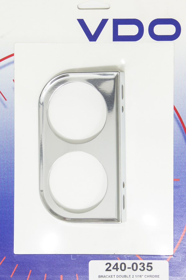 VDO Chrome Two Hole 2-1/16in Mount Bracket