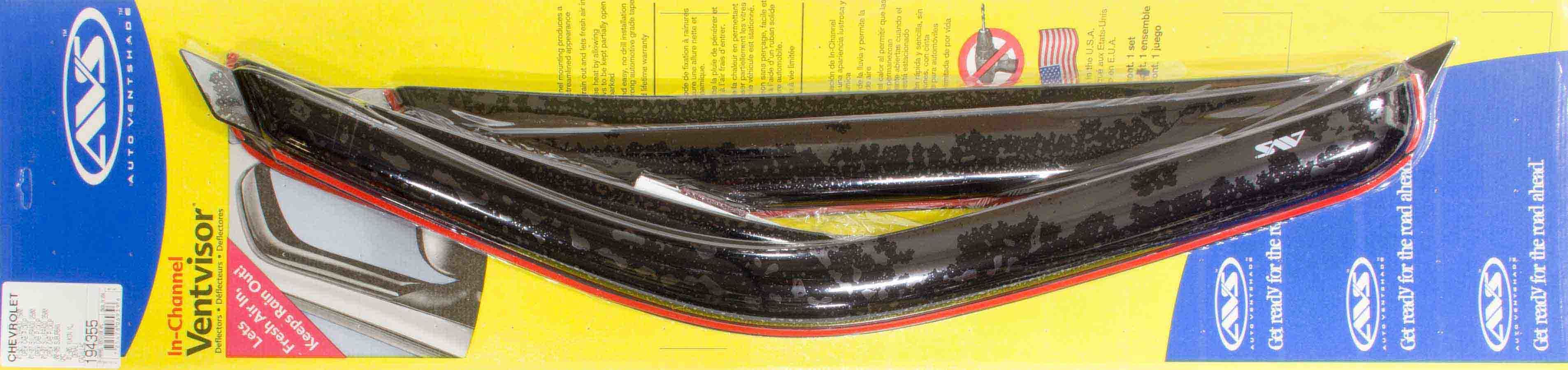 Auto Ventshade (AVS) 01-07 GM P/U HD/Crew Cab In Channel 4pc Ventvisor