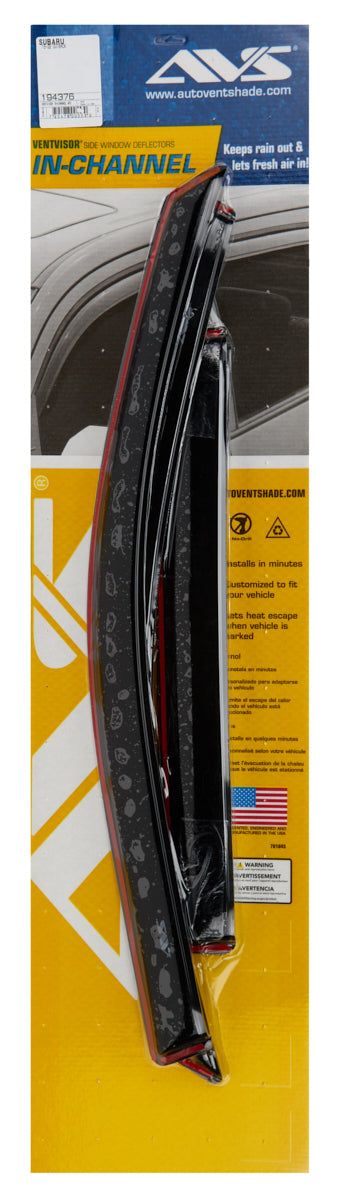 Auto Ventshade (AVS) 15-22 Subaru Outback Ventvisor In-Channel 4Pc