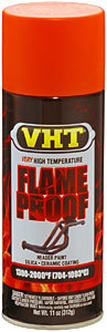 VHTFlat Orange Hdr. Paint Flame Proof