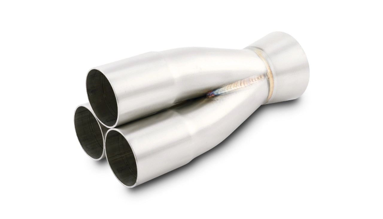 Vibrant Performance 3-1 Exhaust Header Merge Collector - 1.625in Inlets / 2.5in Out