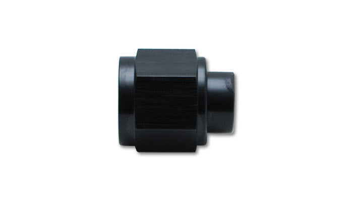 Vibrant Performance -6 AN Flare Cap - Black Anodized Aluminum