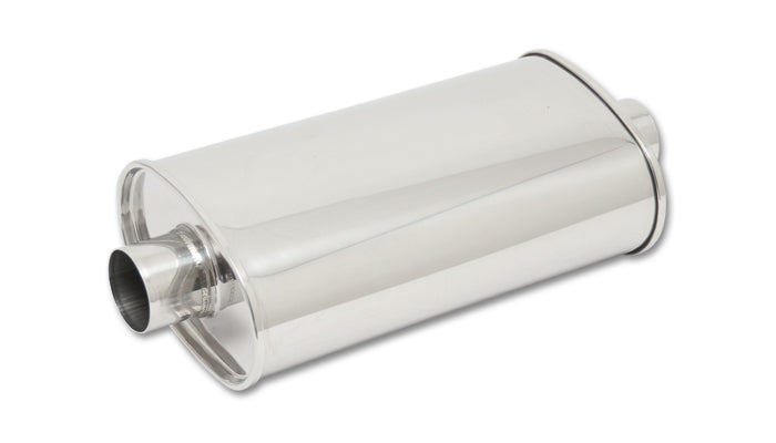 Vibrant Performance STREETPOWER Oval Muffler 4in inlet/outlet