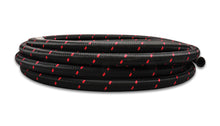 Load image into Gallery viewer, Vibrant Performance 10ft Roll -6 Black Red N ylon Braided Flex Hose