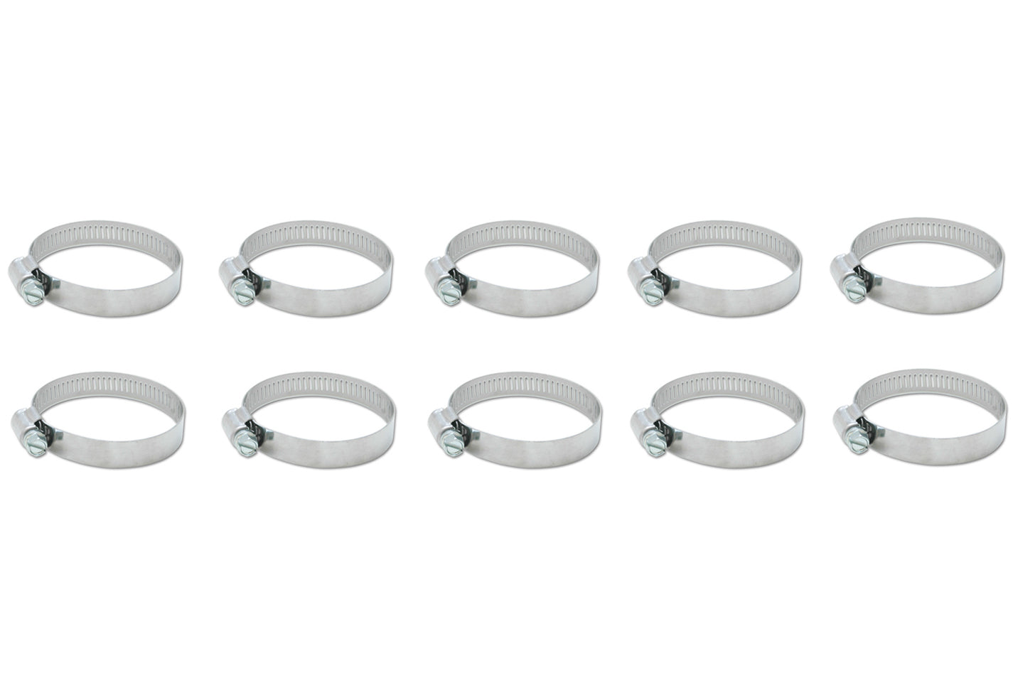 Vibrant Performance S.S. Worm Gear Clamps 2.04in to 3.0in 10 Pack