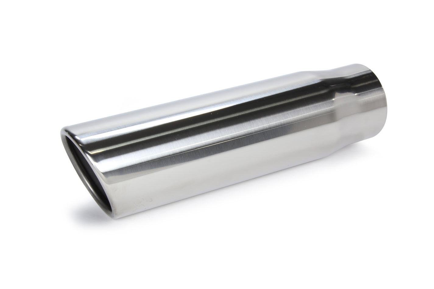 Vibrant Performance 3in Round Stainless Stee l Tip Single Wall Angle