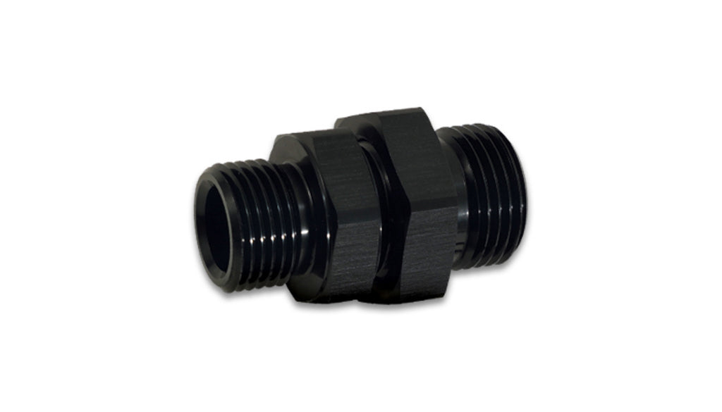 Vibrant Performance Fitting  Straight  Bulkh ead Adapter  Male Straig