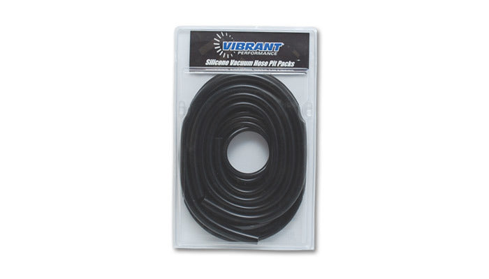 Vibrant Performance Silicone Vacuum Hose Pit Kit - Black