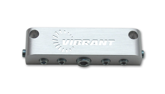 Vibrant Performance Aluminum Vacuum Manifold Anodized Silver