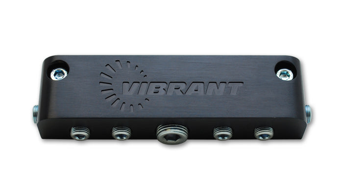 Vibrant Performance Aluminum Vacuum Manifold Anodized Black