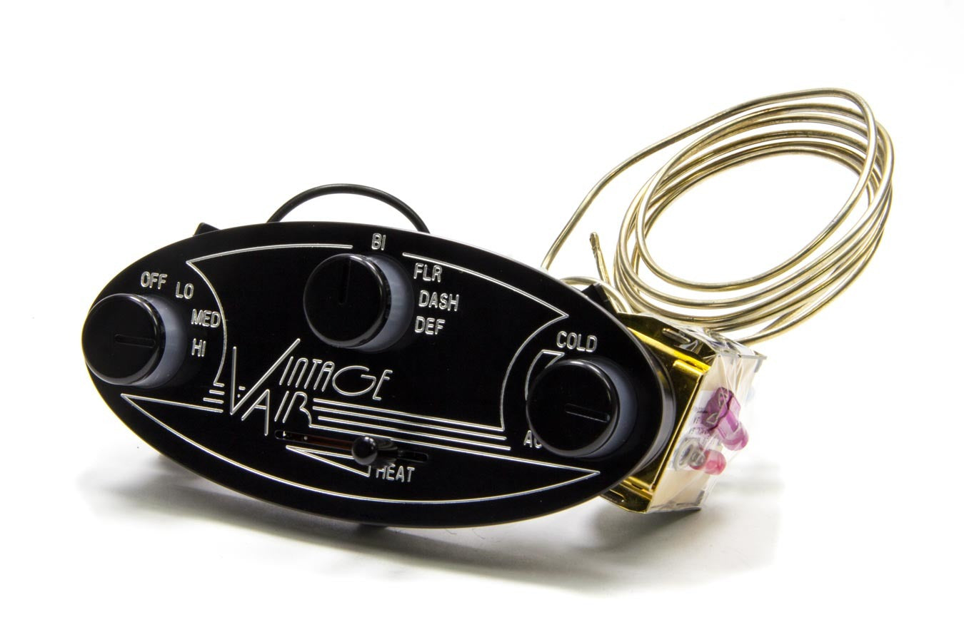 Vintage Air Gen II Streamline Contrl Panel Black