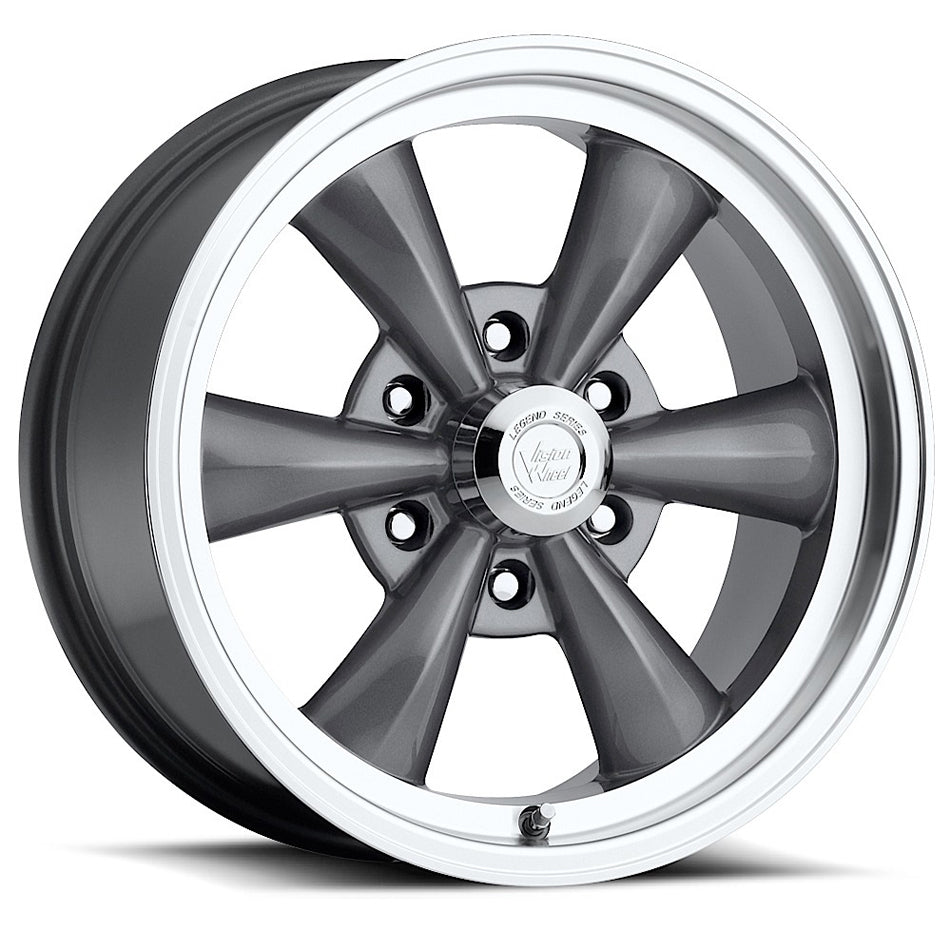 Vision Wheel 17X8 6-5.50 Gunmet al Legend 6