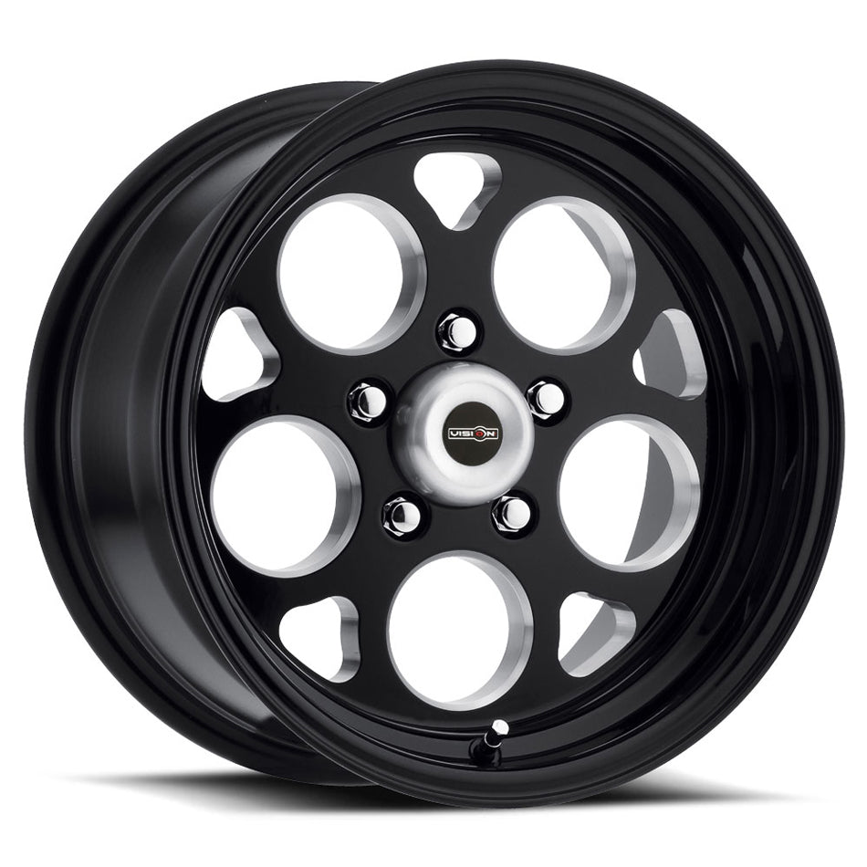 Vision Wheel 15X4 5-120.65/4.75 Gloss Black Vision Ssr