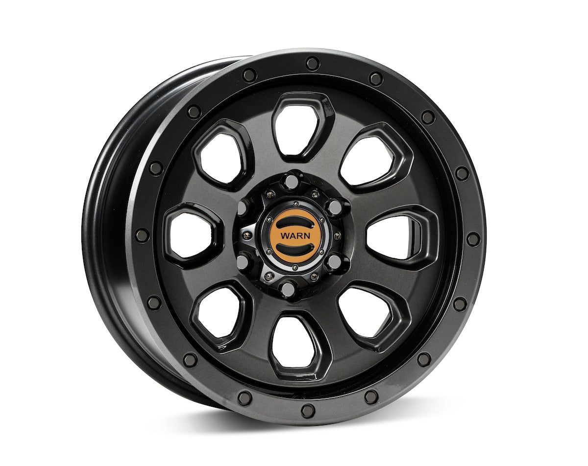 Warn Wheel 17x8.5 Moonsault Black 6x5.5/6x139.7mm