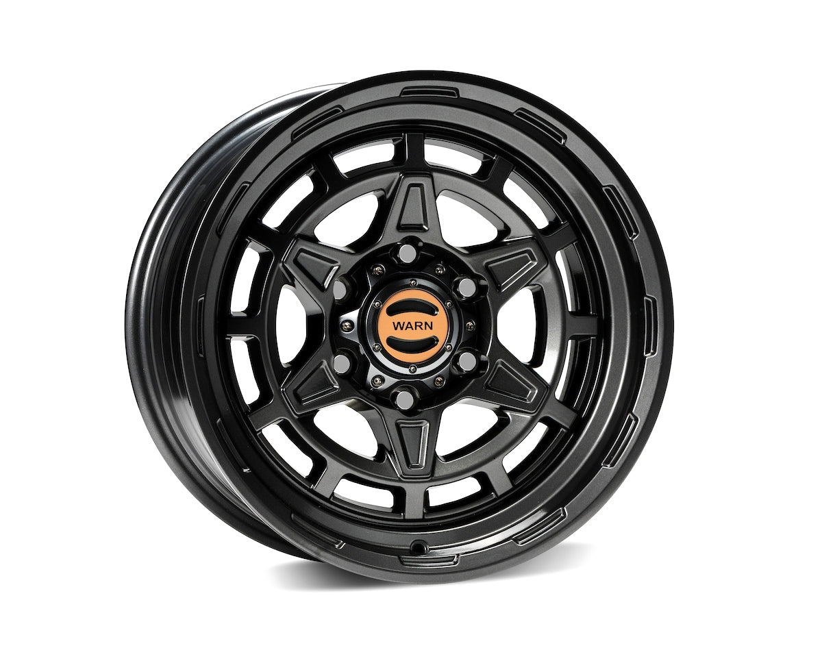 Warn Wheel 17x8.5 Cutter Back Black 6x5.5/6x139.7mm